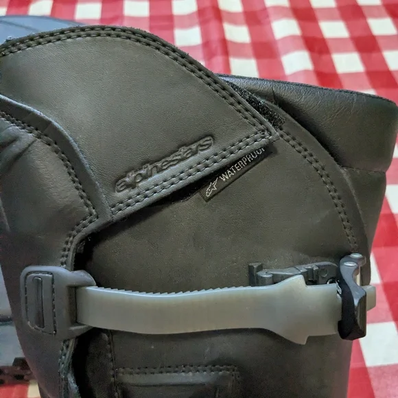 Alpinestars Men's Black Scout Motorcycle Boots Size 13 - Picture 9 of 10